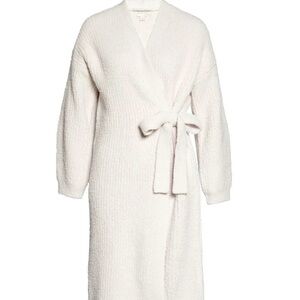 Barefoot Dreams Side Tie Cozy Chic Ribbed  Robe Size Small